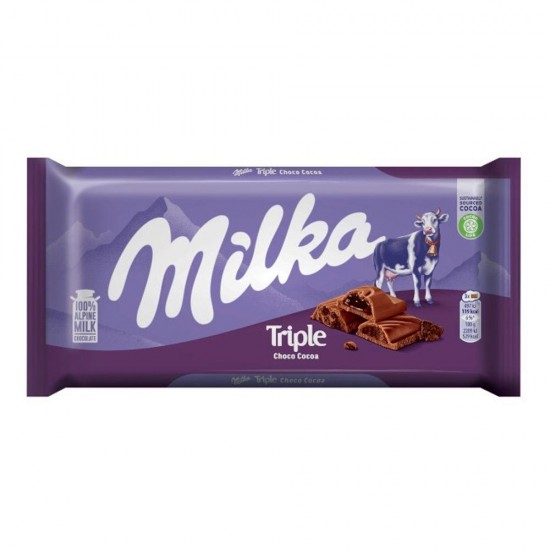 شوكولاتة ميلكا تربل ككاو 90 جرام